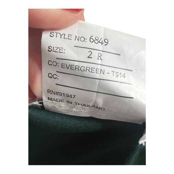 After Six Evergreen 6849 One-Shoulder Draped Cowl-Neck Maxi Dress NEW Size 2R - Picture 11 of 15